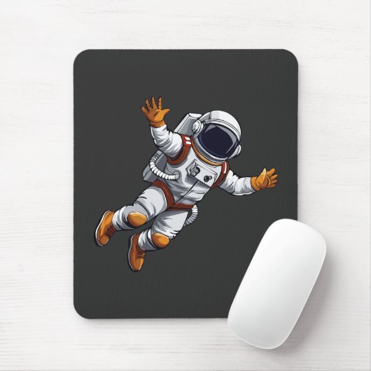 Astronaut in space mousepad (Mit Mouse)