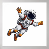 Astronaut in space poster (Vorne)