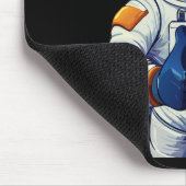astronaut in space suit showing thumb up  mousepad (Ecke)