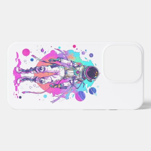 Astronaut iPhone Hülle (Rückseite (Horizontal))