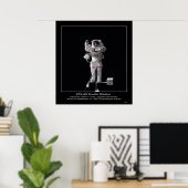 Astronaut James S. Voss Outer Space Walk Poster (Heimbüro)