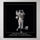 Astronaut James S. Voss Outer Space Walk Poster (Vorne)