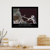 Astronaut Jeffrey N. Williams-Karo-Kran Poster (Küche)