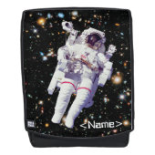 Astronaut Jetpack Spacewalk Earth Orbit Foto Rucksack (Vorderseite)