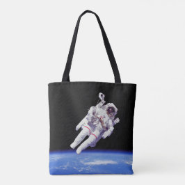 Astronaut Jetpack Spacewalk Earth Orbit Foto Tasche