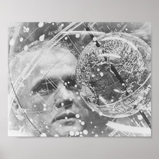 Astronaut John Glenn Training für Freundschaft 7 Poster (Vorne)