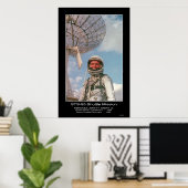 Astronaut John H. Glenn Jr. Poster (Heimbüro)