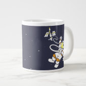Astronaut Jumbo-Tasse (Vorderseite Rechts)