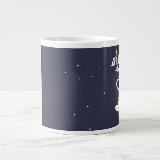 Astronaut Jumbo-Tasse (Vorderseite)