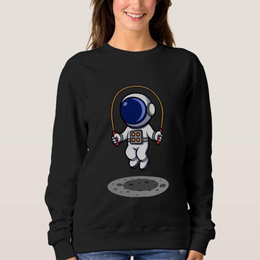 Astronaut Jump Rope Adventure Sweatshirt (Vorderseite)
