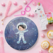 Astronaut-Junge Outer Space Pappteller (Party)