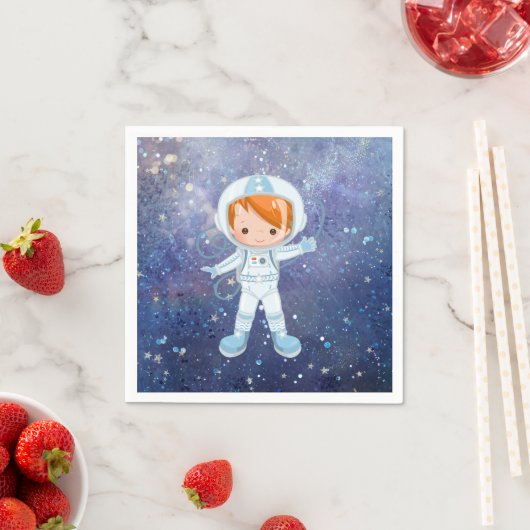 Astronaut-Junge Outer Space Serviette (Beispiel)