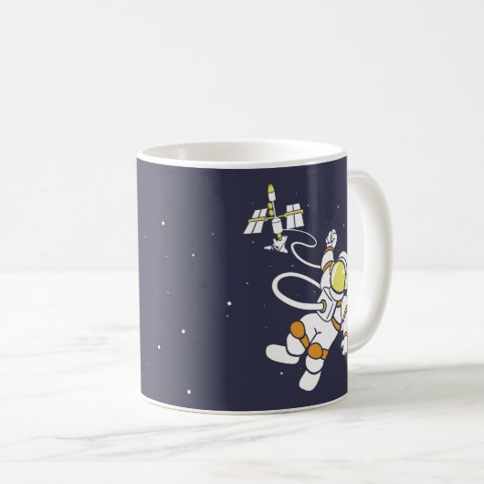 Astronaut Kaffeetasse (VorderseiteRechts)