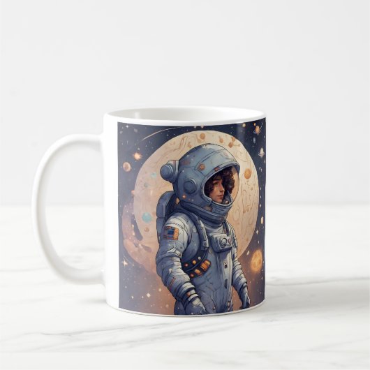 Astronaut Kaffeetasse (Links)