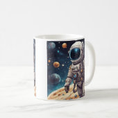 Astronaut Kaffeetasse (VorderseiteRechts)