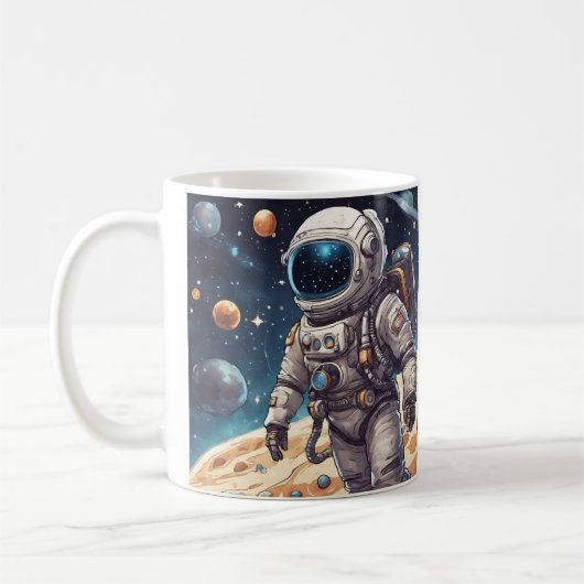 Astronaut Kaffeetasse (Links)