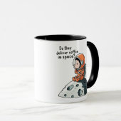 ASTRONAUT KAFFEMUSINEN IM RAUM TASSE (VorderseiteRechts)