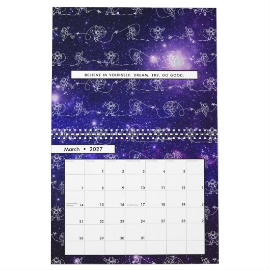 Astronaut Kalender (Mär 2027)