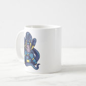 Astronaut-Kampfmonster Kaffeetasse (Vorderseite Links)