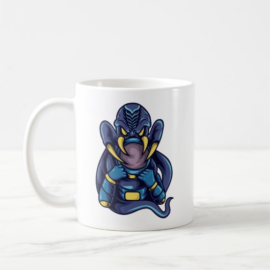 Astronaut-Kampfmonster Kaffeetasse (Links)