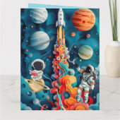 Astronaut Karte (Rückseite)