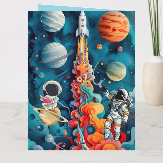 Astronaut Karte (Rückseite)