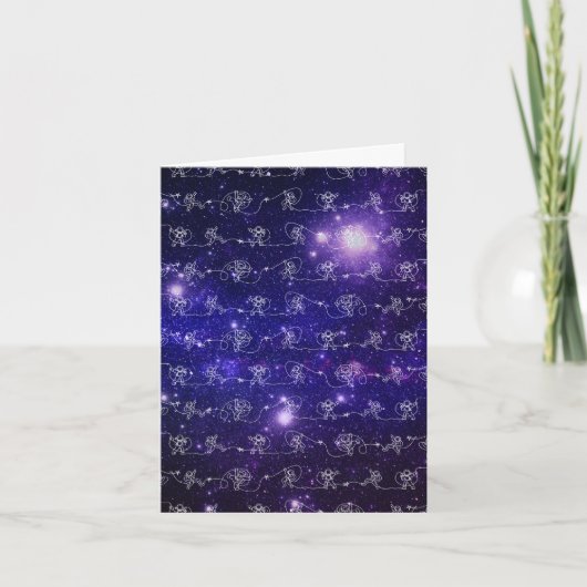 Astronaut Karte (Vorderseite)