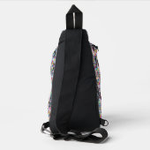 Astronaut Katze Crossbody Bag (Rückseite)