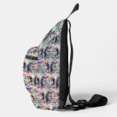 Astronaut Katze Crossbody Bag (Rechts)