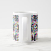 Astronaut Katze Jumbo-Tasse (Rückseite)