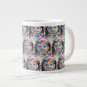Astronaut Katze Jumbo-Tasse (Vorderseite Rechts)