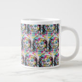 Astronaut Katze Jumbo-Tasse (Rechts)