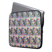 Astronaut Katze Laptopschutzhülle (Vorderseite Links)