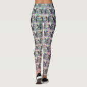 Astronaut Katze Leggings (Rückseite)