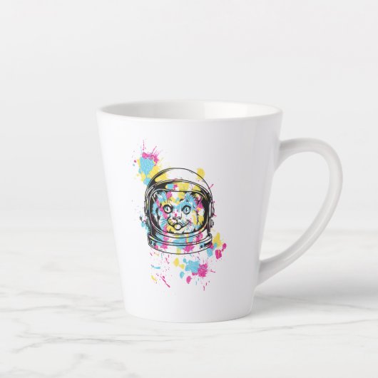 Astronaut Katze Milchtasse (Rechts)