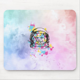 Astronaut Katze Mousepad