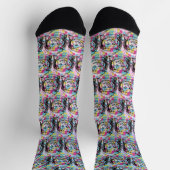 Astronaut Katze Socken (Oben)