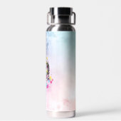 Astronaut Katze Trinkflasche (Rückseite)