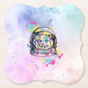 Astronaut Katze Untersetzer