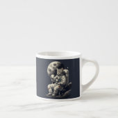 Astronaut Katzen mit einer Tasse Kaffee (Rechts)