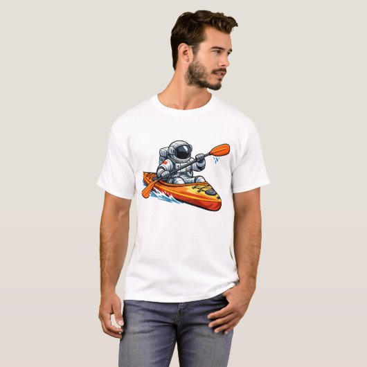 . Astronaut Kayaking T-Shirt (Vorne ganz)