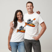 . Astronaut Kayaking T-Shirt (Unisex)