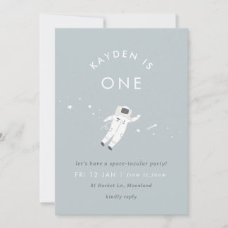 Astronaut Kids Space Geburtstagsparty einladen Einladung
