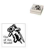 Astronaut-Klasse-Lehrer A Plus Gummistempel (Stempel)