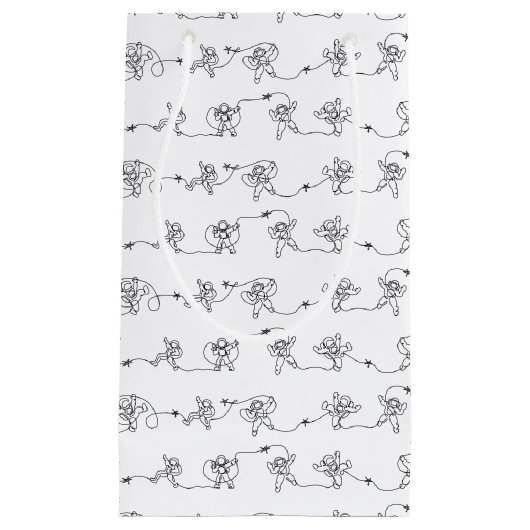 Astronaut-kleine Geschenktasche Kleine Geschenktüte (Vorderseite)