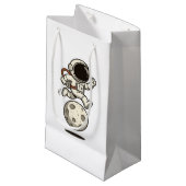 Astronaut Kleine Geschenktüte (Vorderseite Schrägansicht)