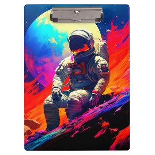 Astronaut Klemmbrett