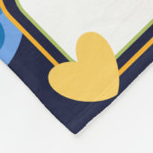 Astronaut Koala Cartoon Print Fleecedecke (Ecke)