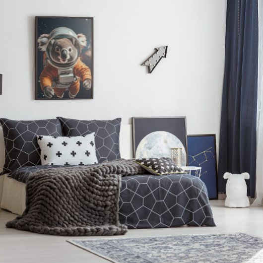 Astronaut koala poster