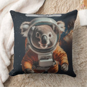 Astronaut Koala Space Surreal Animal Custom Kissen (Decke)